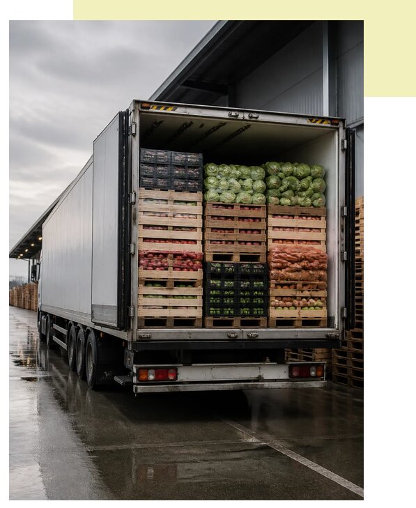 Перевозка плодоовощной продукции в Темрюк по цене от 5147 р. | Агросервис-Тмр