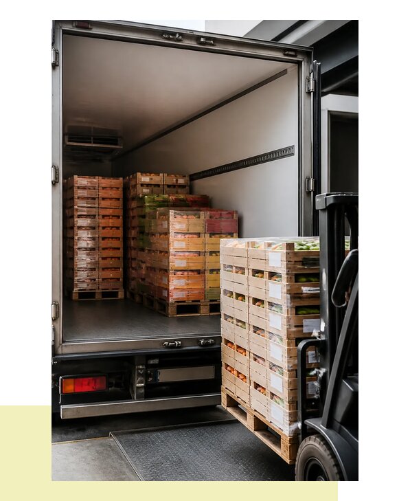 Перевозка сельхозпродукции на паллетах с доставкой в Темрюк
